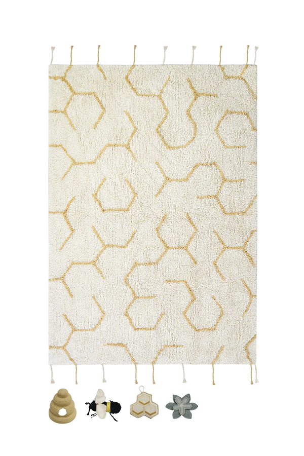 Lorena Canals Machinewasbaar Tapijt Rug 90x130cm | Pollination