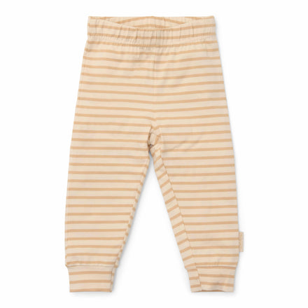 Little Dutch Twee-delige Pyjama Natural Stripes | Zand