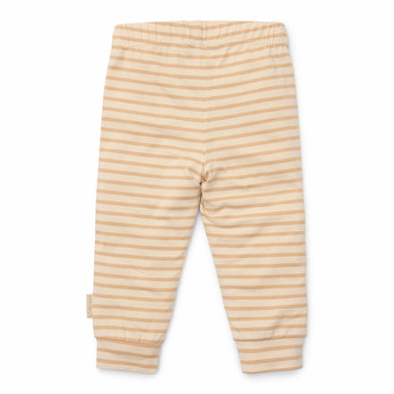 Little Dutch Twee-delige Pyjama Natural Stripes | Zand