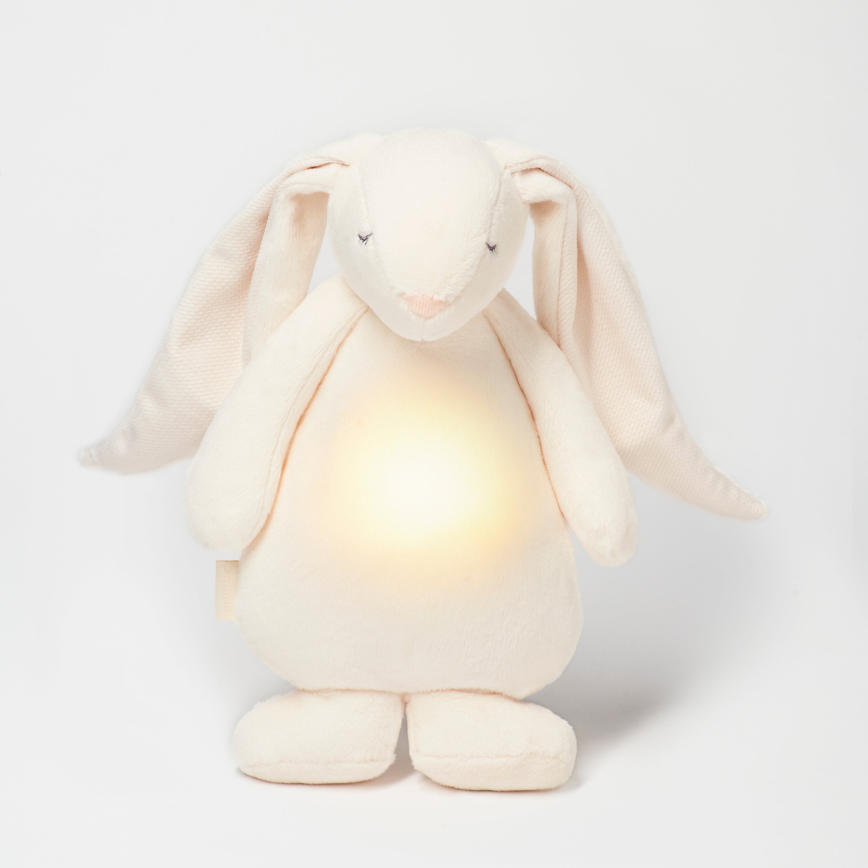 Moonie 2.0 upgrade - Knuffel Hartslag en Licht | Humming Friend Cream - Polyester