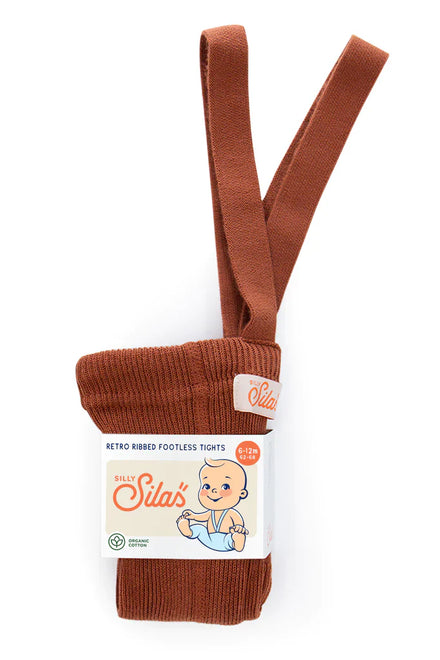 Silly Silas Zonder Voetjes Cotton Tights | Cinnamon