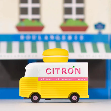 Candylab Toys Speelgoedauto | Citron Macaron Van