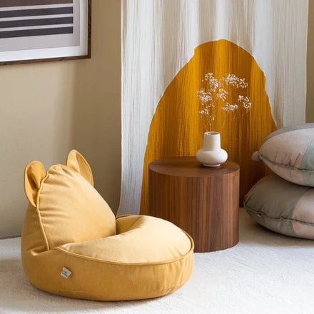 Wigiwama Bear Beanbag Chair | Salted Caramel