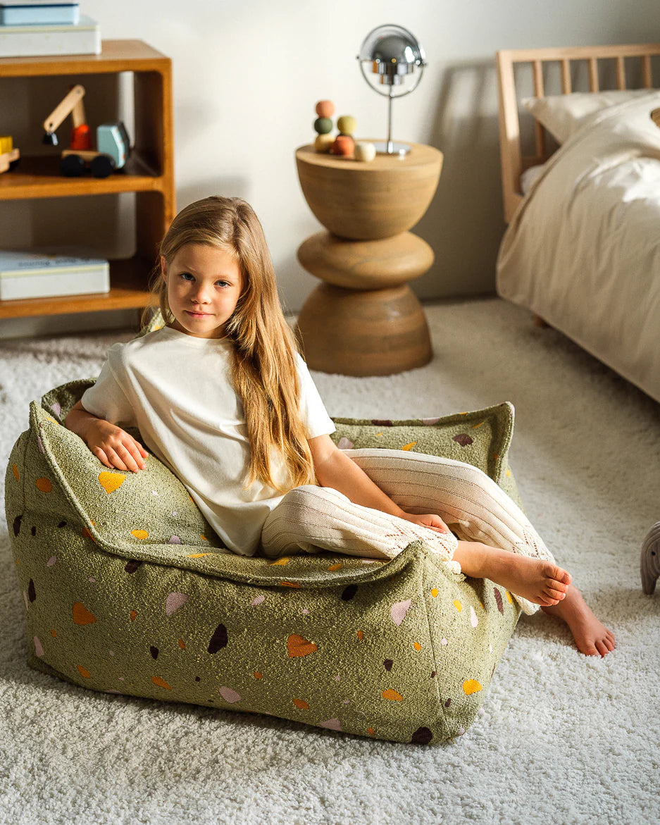 Wigiwama Beanbag Chair | Terrazzo Moss