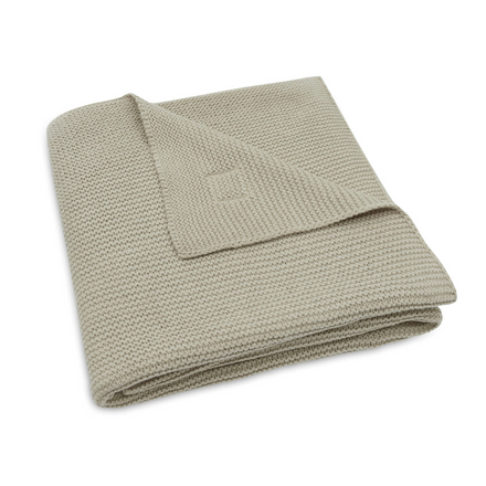 Jollein Wiegdeken 75x100cm | Basic Knit Olive Green