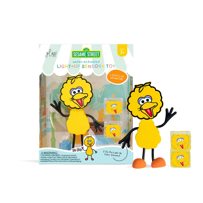 Glo Pals Light Up Sensory Toy Badspeeltje Sesamstraat | Big Bird