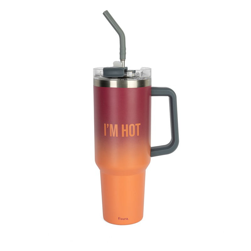 Fisura XXL Thermos I'm Hot | Garnet Gradient