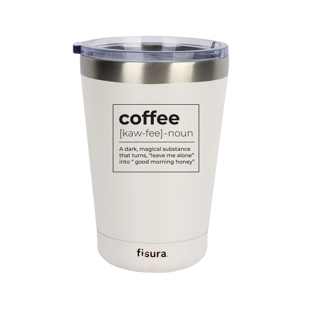 Fisura Thermos Flask Coffee | White