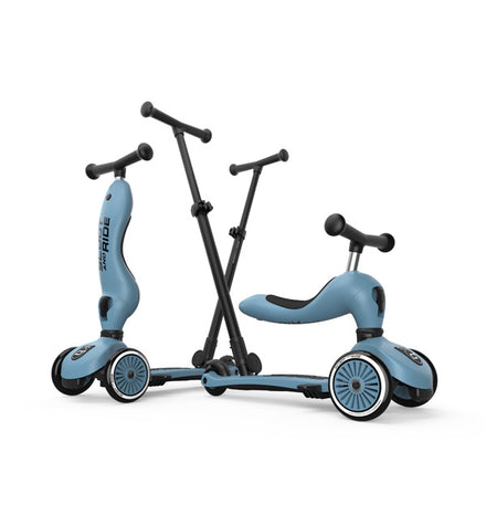 Scoot & Ride Highwaykick 1 Push & Go | Steel