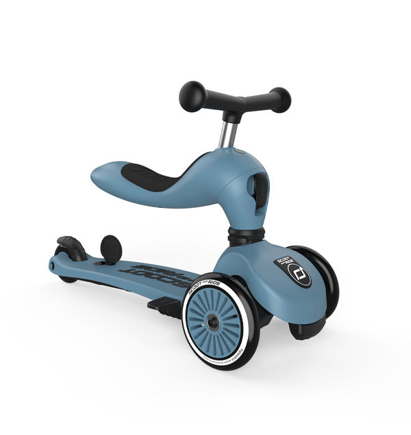 Scoot & Ride Highwaykick 1 Push & Go | Steel