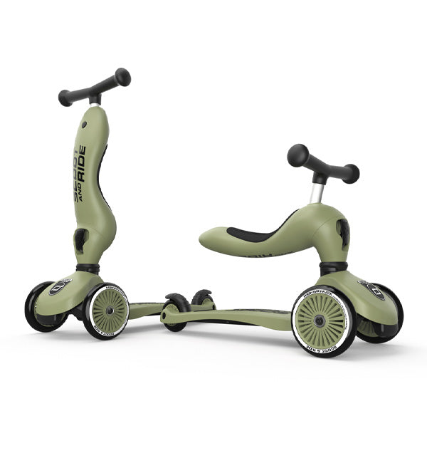 Scoot and Ride Step Highwaykick 1 - Olive