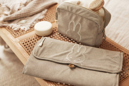 Jollein Verschoningsmat Badstof | Miffy Olive Green