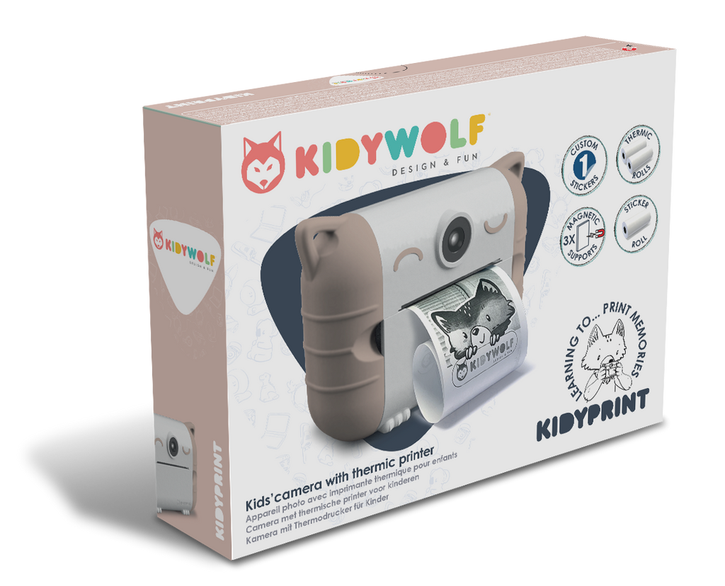 Kidywolf Kidyprint Camera Thermal Printer | Peach