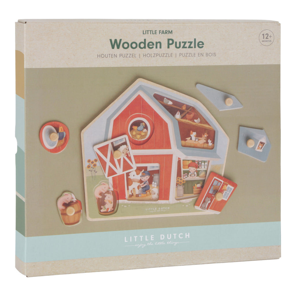 Little Dutch Houten Puzzel | Little Farm