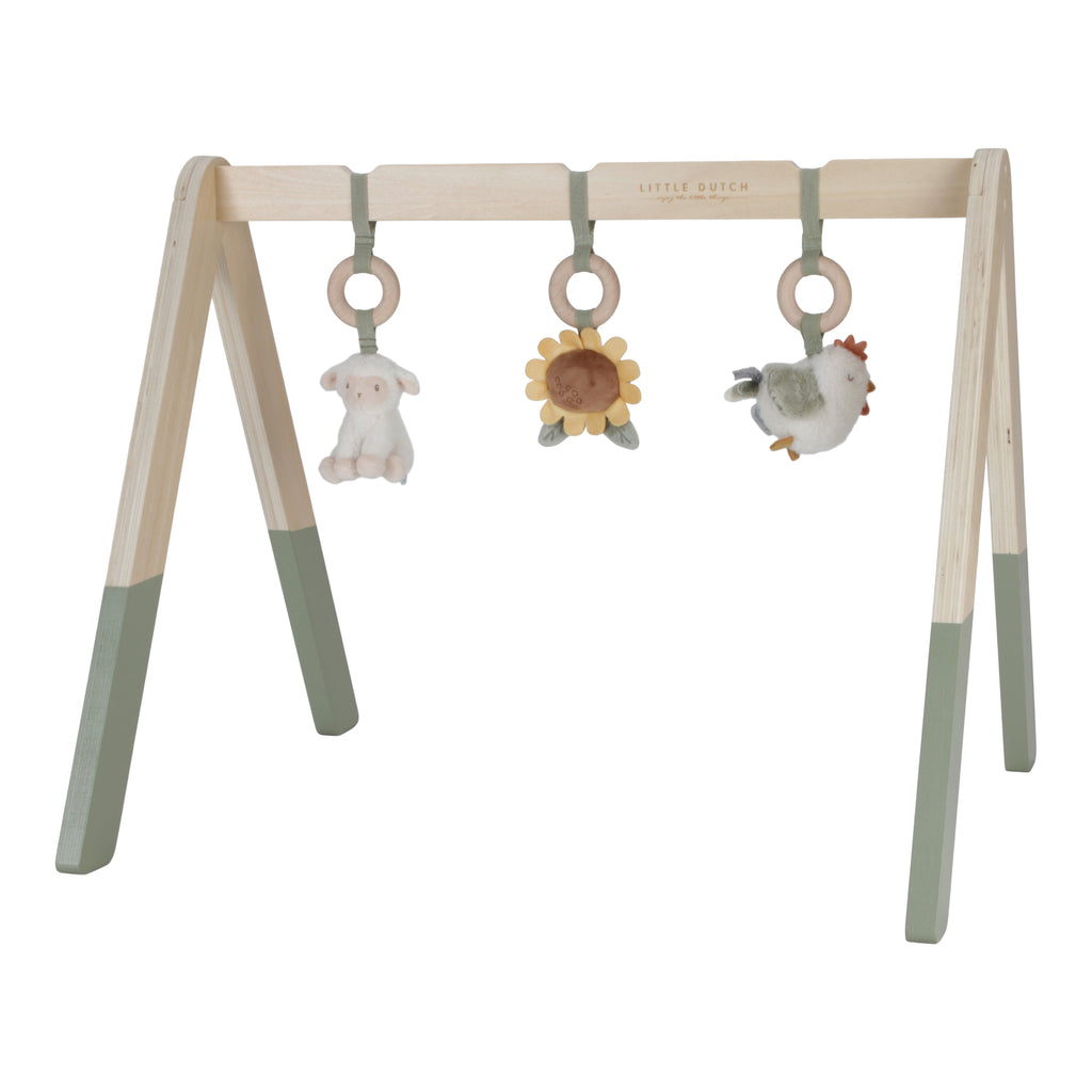 Little Dutch Houten Babygym Met Speeltjes | Little Farm