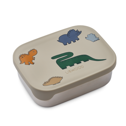 Liewood Arthur printed lunchbox | Dinosaurs / Mist