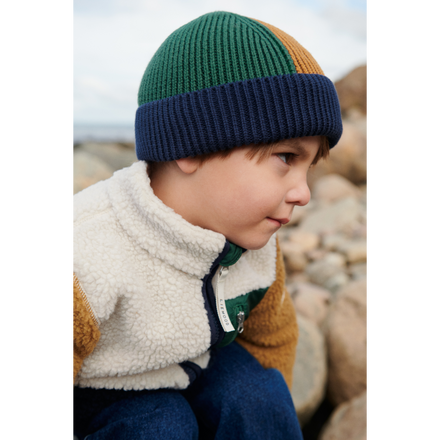 Liewood Ezra Beanie | Garden green mix