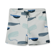 ZZZ Liewood Otto Zwembroek Met Print | Whales / Cloud Blue*