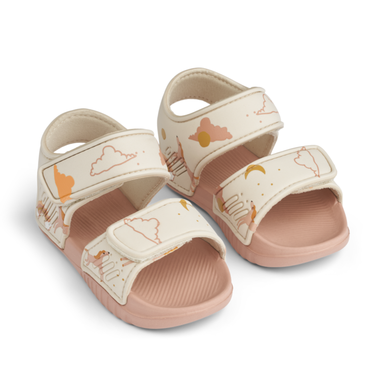 Liewood Blumer Sandalen | Dream / Ecru