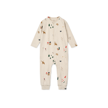 Liewood Birk Printed Pyjama Jumpsuit | Holiday / Sandy