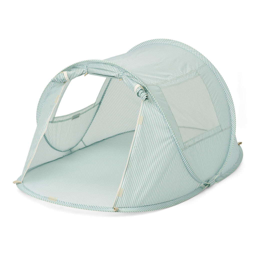 ZZZ Liewood Bjork Tent | Printed Stripe Ice blue/ Creme de la creme