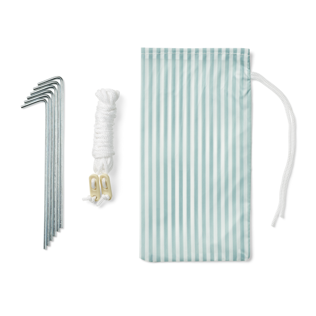 ZZZ Liewood Bjork Tent | Printed Stripe Ice blue/ Creme de la creme