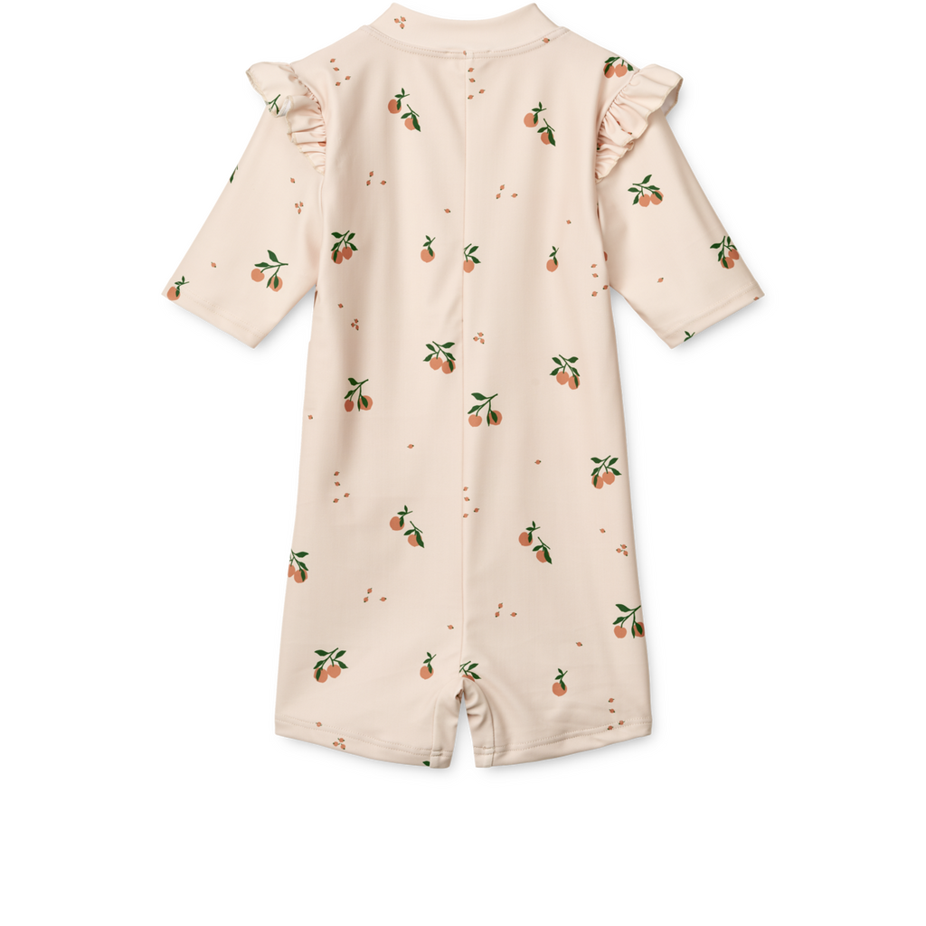 Liewood Amel Swim Jumpsuit | Peach / Sea shell