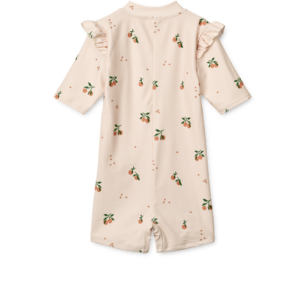 Liewood Amel Swim Jumpsuit | Peach / Sea shell