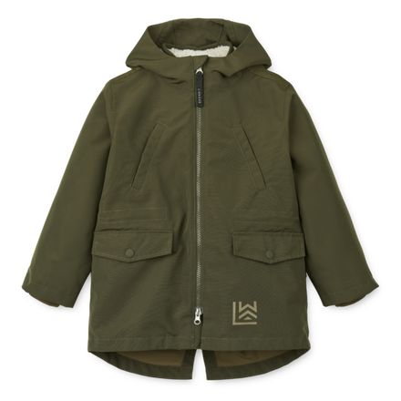 Liewood Timber 2 in 1 Jacket | Army brown mix