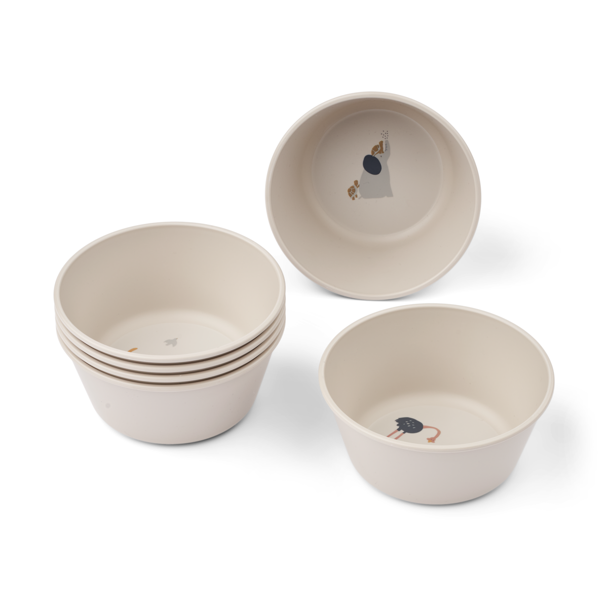 Liewood Cees Bowl 6-Pack | All together / Sandy