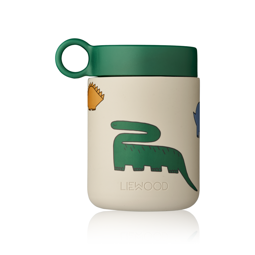 ZZZ Liewood Kian Food Jar | Dinosaurs / Mist