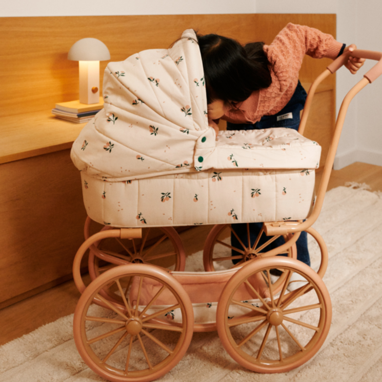 Liewood Adaline Poppen Kinderwagen | Peach / Sea shell