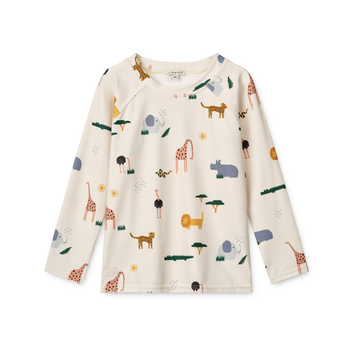 Liewood Noah Lange Mouwen Zwem T-shirt | Safari sandy mix