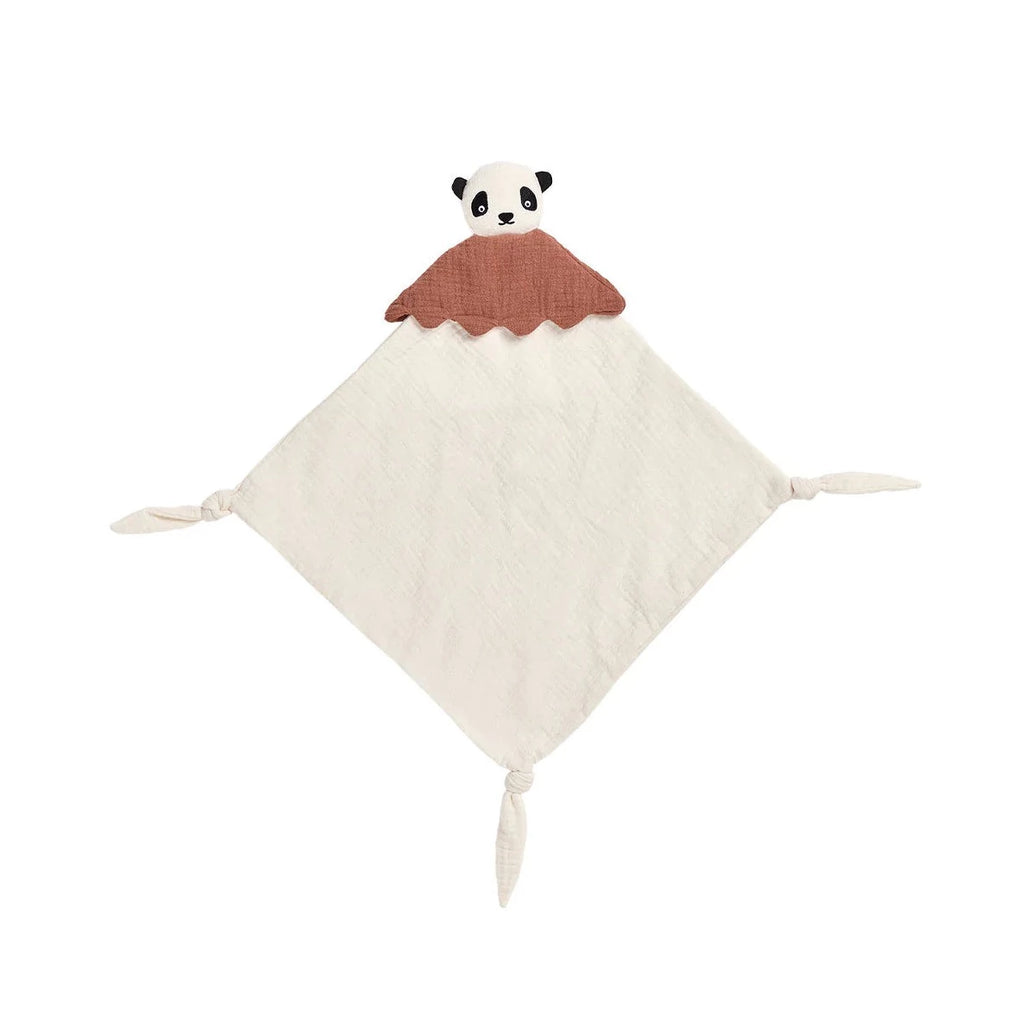 OYOY Knuffeldoekje Panda Lun Lun Cuddle Cloth | Offwhite