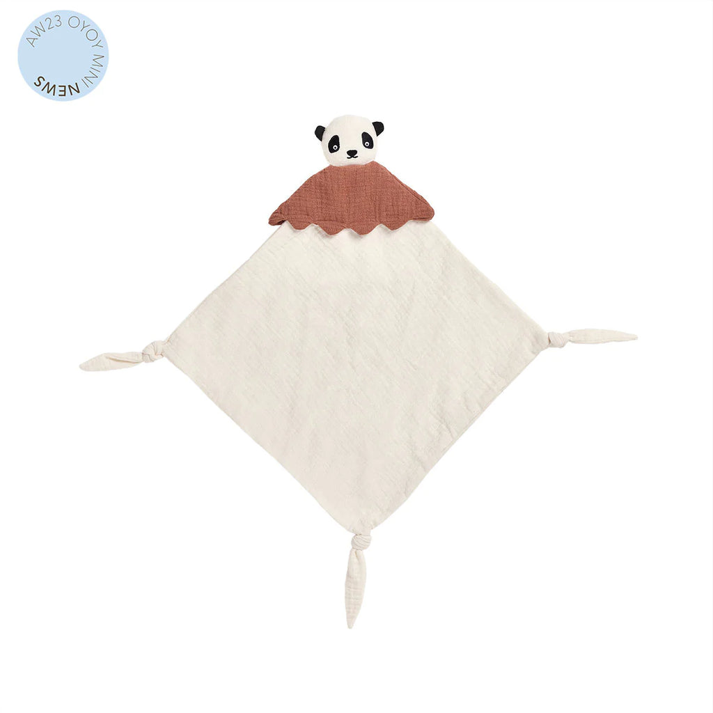 OYOY Knuffeldoekje Panda Lun Lun Cuddle Cloth | Offwhite