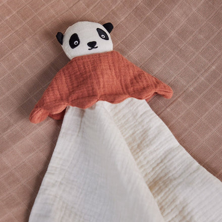 OYOY Knuffeldoekje Panda Lun Lun Cuddle Cloth | Offwhite