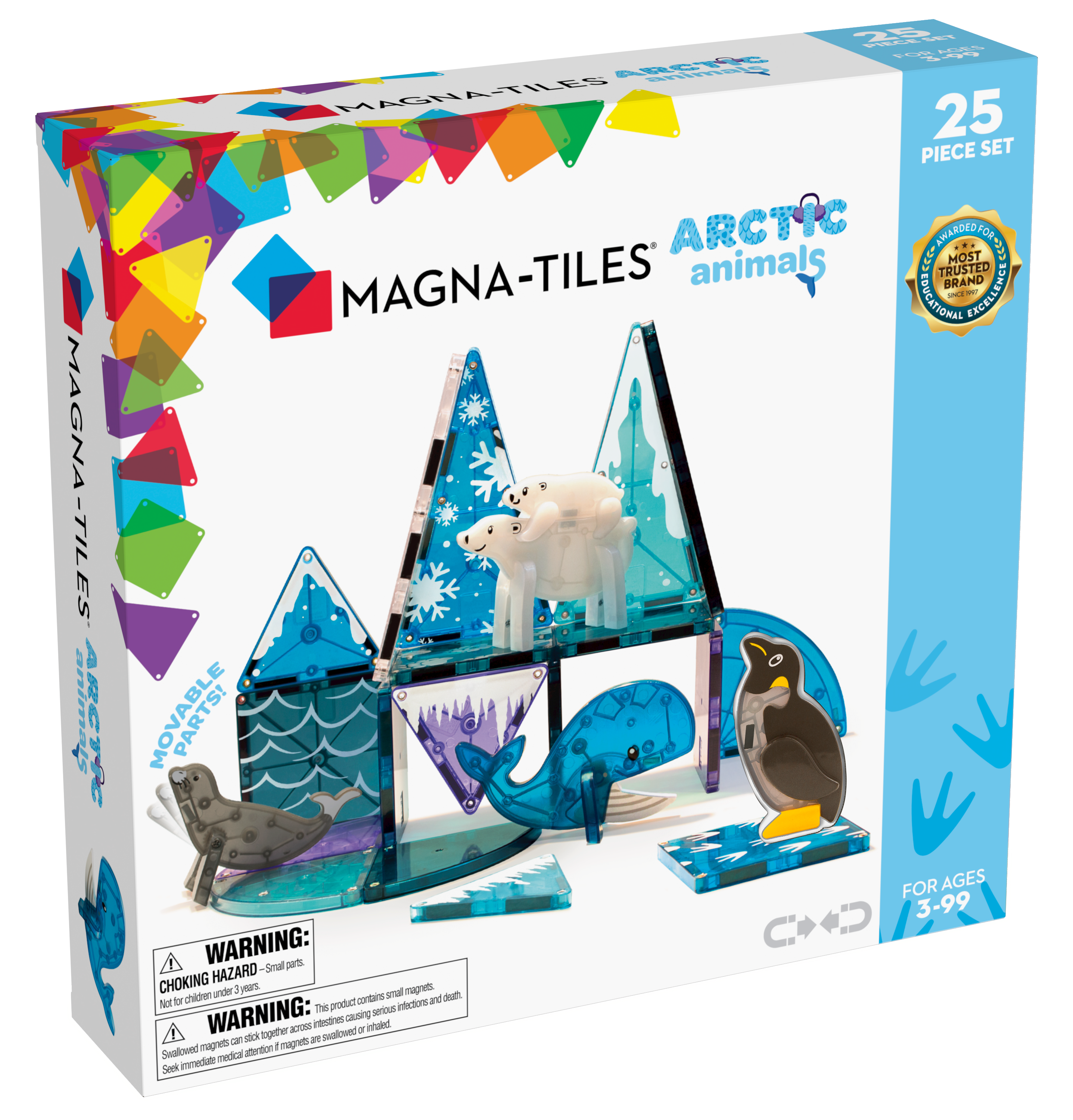 Magna-Tiles Arctic Animals | 25 Stuks