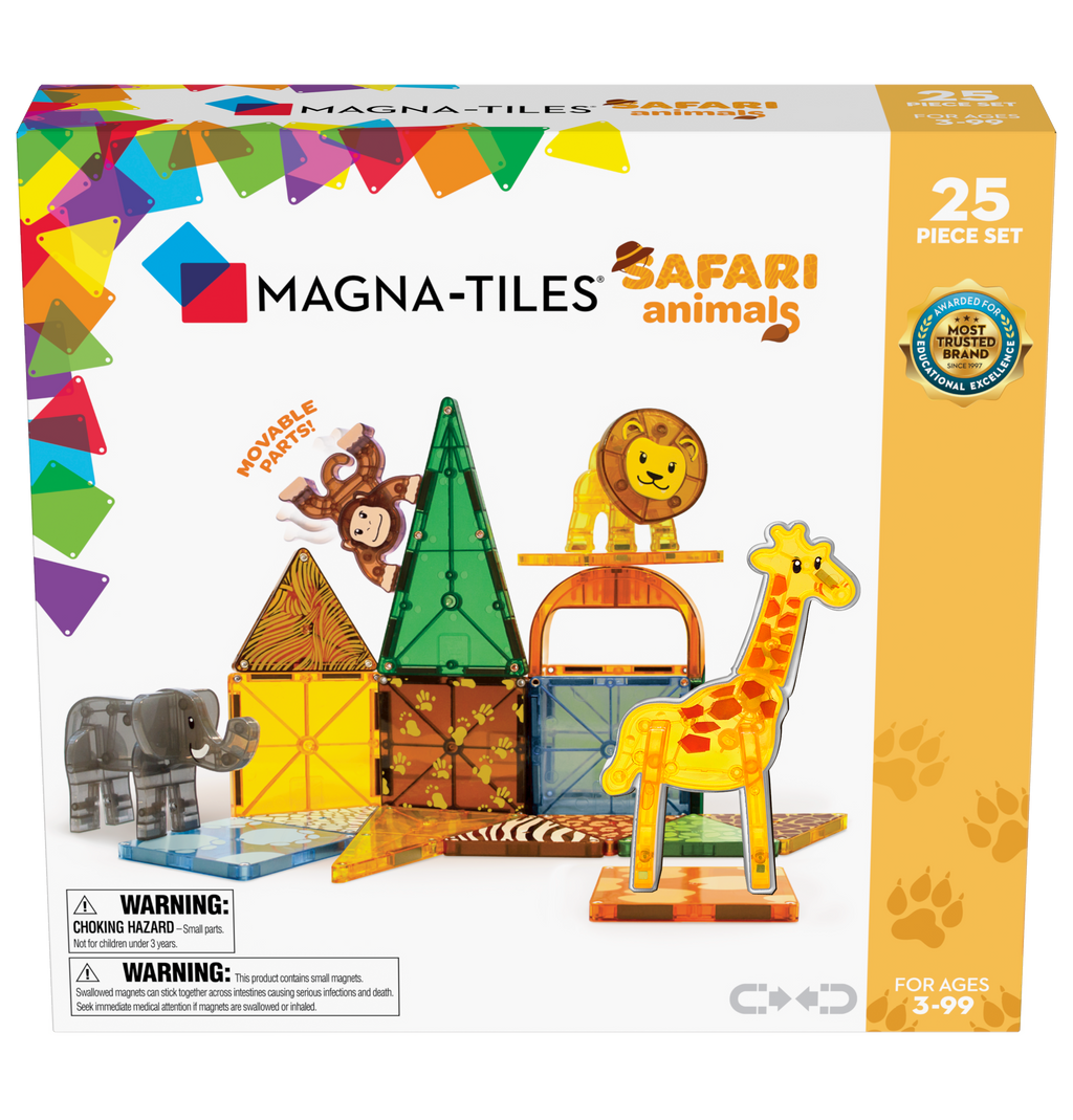 Magna-Tiles Safari Animals | 25 Stuks