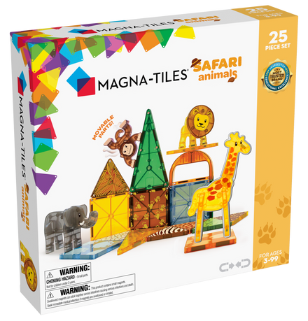 Magna-Tiles Safari Animals | 25 Stuks