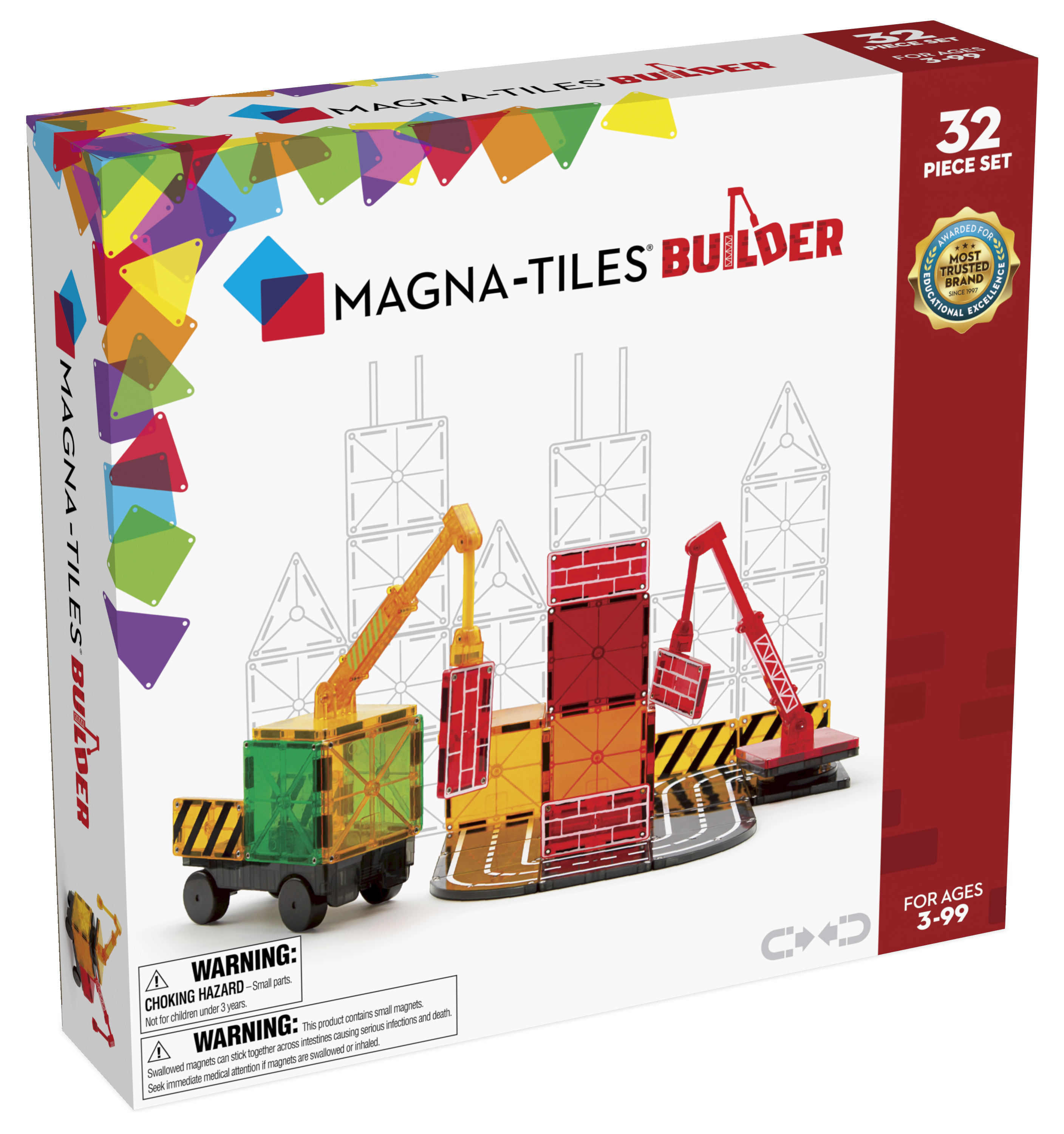 Magna-Tiles Builder | 32 Stuks