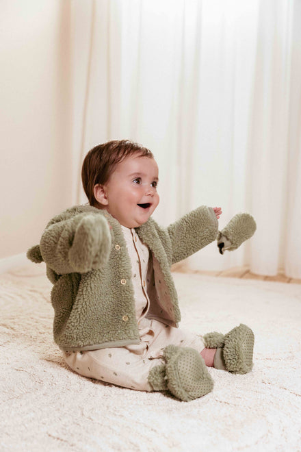 Little Dutch Teddy wantjes | Soft Green