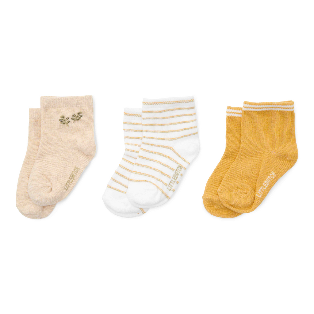 Little Dutch Newborn Little Farm Sokken 3-Pack Maat 1 | Multi Meerkleurig