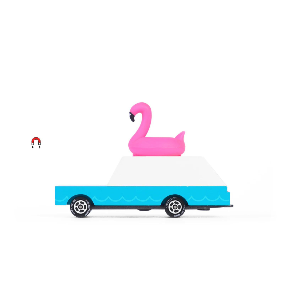 Candylab Toys Speelgoedauto | Flamingo Wagon