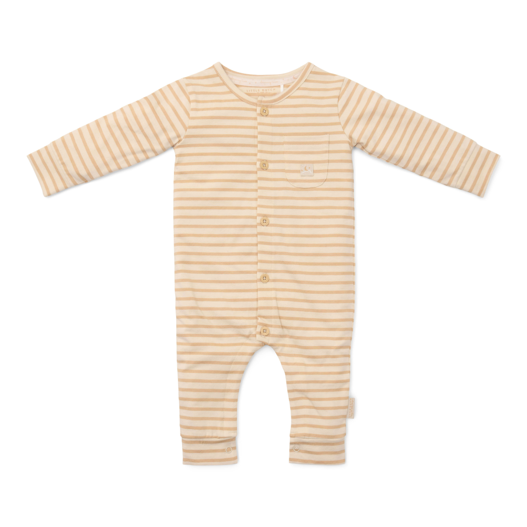 Little Dutch Pyjama Natural Stripes | Zand