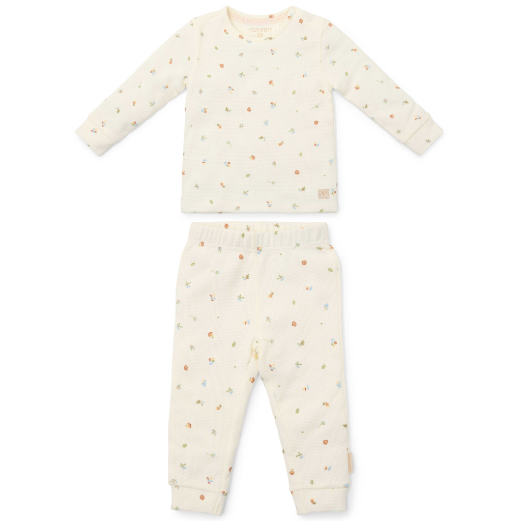 Little Dutch Twee-delige Pyjama Forest Treasures | Wit