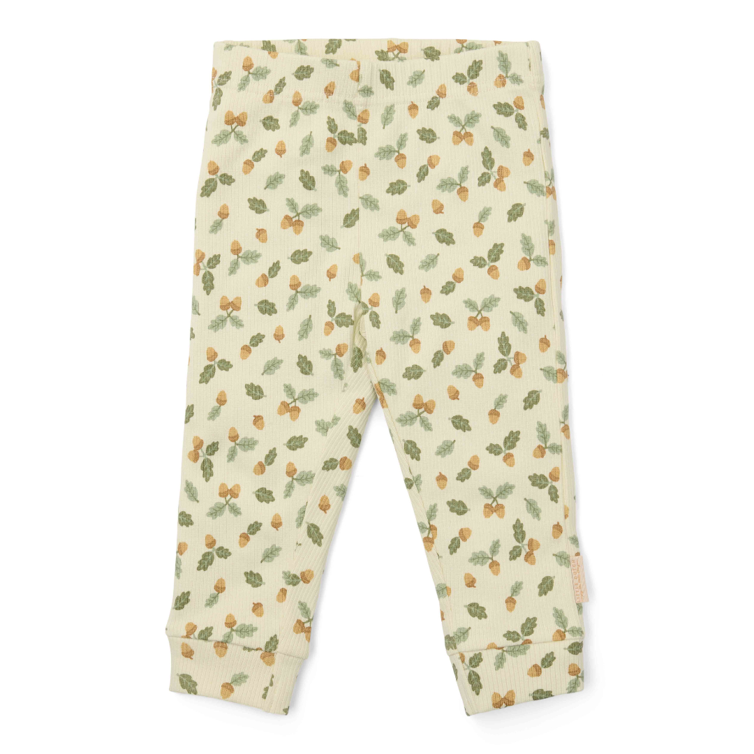 Little Dutch Twee-delige Pyjama Forest Leaves | Groen