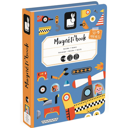 Janod Magneti'Book Meeneem Magneetset | Racers