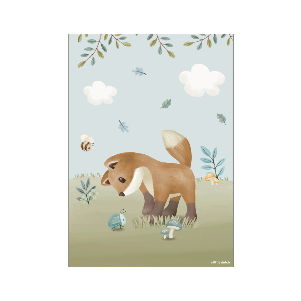 Little Dutch Poster Forest Friends - A3 | Meerkleurig