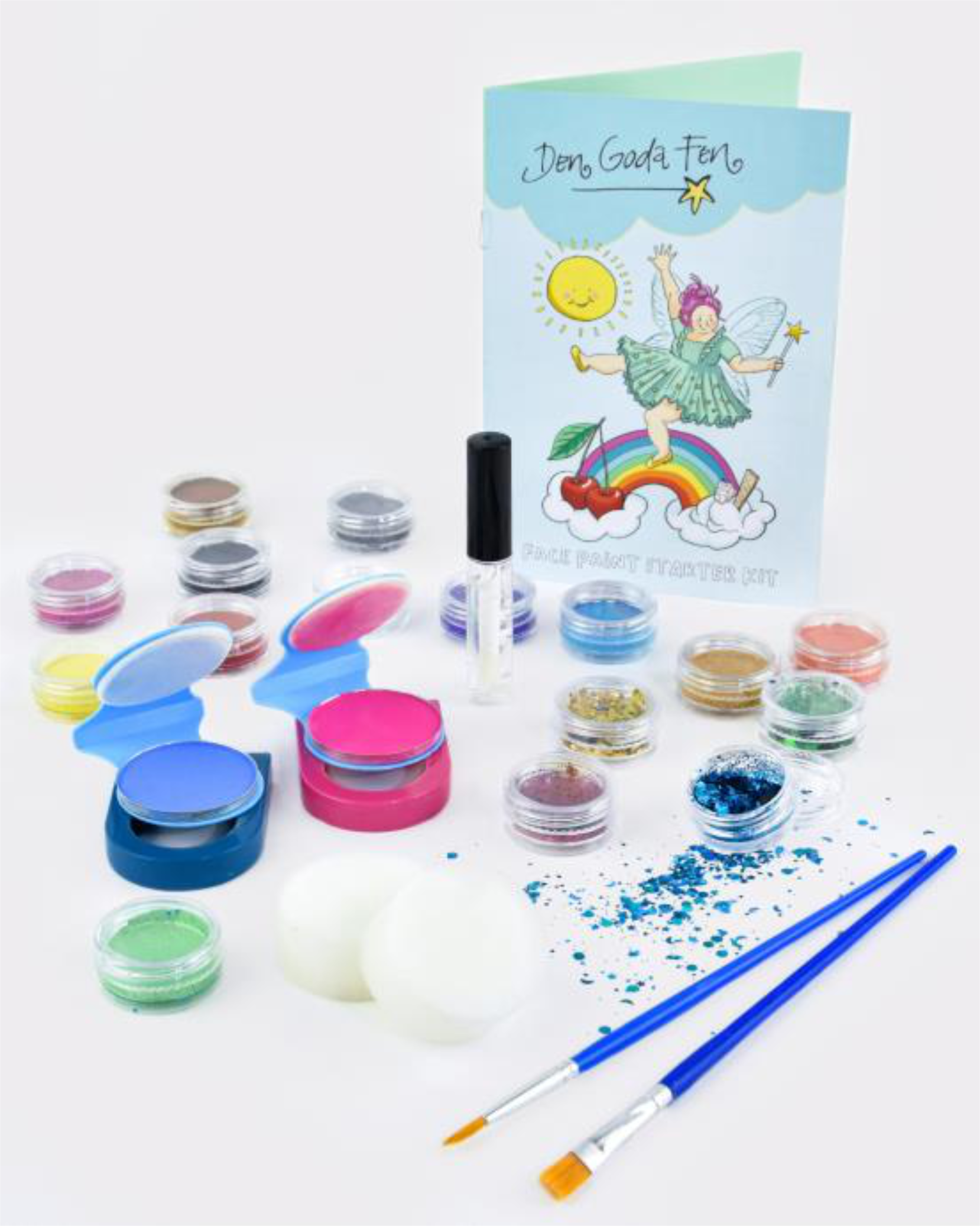 Den Goda Fen Face Paint Kit Box | 23 Stuks