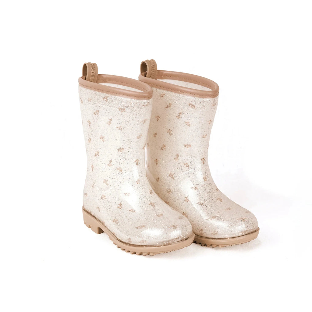 Mrs. Ertha Wellies - Regenlaarzen | Flower Buds - Glitter